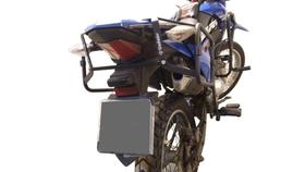 Suporte Afastador Alforge Com Protetor Pisca Bross 160 Suporte Afastador Alforge Com Protetor Pisca Bross 160