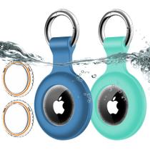 Suporte Airtag x2 IPX8 à prova d'água com chaveiro para Apple Air Tags Suporte Airtag x2 IPX8 à prova d'água com chaveiro para Apple Air Tags