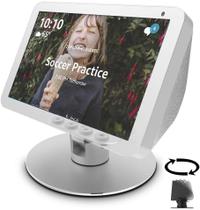 Suporte Ajustável ATOPCAENRT para Echo Show 8 Inclinação e Rotação Prata