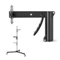Suporte Ajustável De Luz 1/4'' E 3/8'' Para Encaixe Em Tripés C-stand