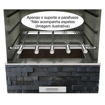Suporte Ajustável Inox para 5 Espetos Suporte Ajustável Inox para 5 Espetos