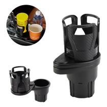 Suporte Ajustável Para Carro de Copo Garrafa 2 em 1