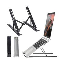 Suporte Ajustável Para Laptop Com 6 Níveis De Altura, Dobrável E Portátil Para Laptops De 8-16”,