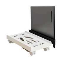 Suporte Ajustável Para PC Móvel Com Rodas, Suporte Para CPU Sob a Mesa Para Escritório Em Casa