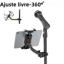 Suporte Ajustável Para Tablet E Smartphone Compatível Com Dispositivos De 4,7 a 15 Polegadas Suporte Suporte Ajustável Para Tablet E Smartphone Compatível Com Dispositivos De 4,7 a 15 Polegadas Suporte