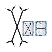 Suporte Ajustável Universal Para Lençóis De Cama, Kit De Clipes Antiderrapantes De Alta Elasticidade Suporte Ajustável Universal Para Lençóis De Cama, Kit De Clipes Antiderrapantes De Alta Elasticidade