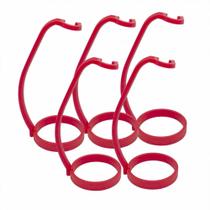 Suporte Alça Para Garrafa Pet 2 A 3 Lts Kit Com 5 - Vermelha