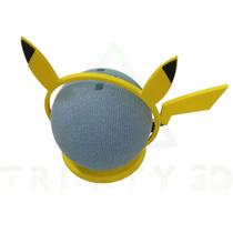 Suporte alexa echo dot 3 geraç mesa Pokemon Pikachu infantil - Trinity 3D