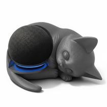 Suporte Alexa Echo Dot 4 e 5 Geração Estilo Gato Decorativo para Mesa e Estante - Suporte Alexa Echo Dot 4 e 5 Geração Estilo Gato Decorativo para Mesa e Estante -