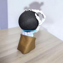Suporte Alexa Echo Dot 4 e 5. Tema Mão, Caveira, Home, Presente, decoração criativa, stand mesa
