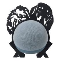 Suporte Alexa Echo Dot 4 e Echo Dot 5 Lhasa e Dachshund