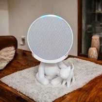 Suporte Alexa Echo POP. Escultura Robert Plant Gato, cachorro, Violão, Presente, decoração Amazon