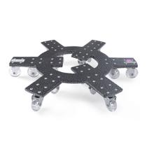 Suporte Alum. Invisível 50cm c/15 Rodas até 600kg TECH PLANT