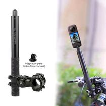 Suporte Alumínio Guidão + Bastão Invisível para Câmeras 360