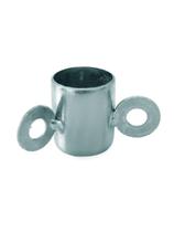 Suporte Antena 16-b Estrelinha 32mm 1" Prata Cromo