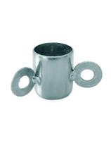 Suporte Antena 16-B Estrelinha Movel 32Mm Tubo 1 Polegadas Prata Cromo - DIMATIX