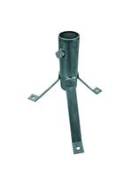 Suporte Antena 207-b Tripe Laje 1" Prata Cromo