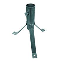 Suporte Antena 207-b Tripe Laje Tubo 1" Prata Cromo