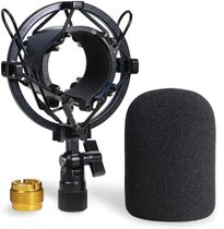 Suporte antichoque com filtro Pop para Audio Technica AT2020