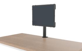 Suporte Antifurto Para Tablet Com Fixação Em Mesa (Clamp) Compatível Com iPad e Samsung, Inclinação e Rotação Ajustáveis