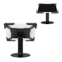 Suporte Antifurto Para Tablet iPad Samsung Base Fixa Para PDV, Totem, Checkout e Balcão Com Trava De Segurança e Rotação Ajustável