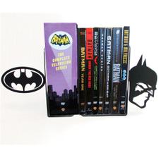 Suporte Aparador De Livro em Aço Batman Porta Cd e Dvd - PeculiArtes