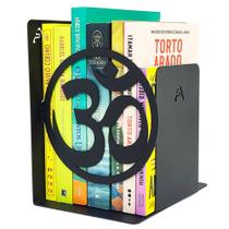 Suporte Aparador De Livros em aço Porta Cd Dvd Om Yoga Meditação Budismo - PeculiArtes
