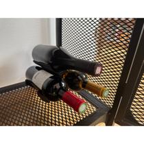 Suporte Aparador de Vinhos para 3 Garrafas Decoração