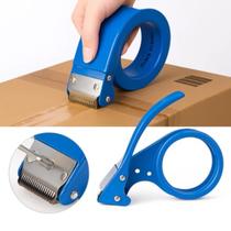 Suporte Aplicador Para Fita Adesiva Grande 500m Com Cortador Manual Dispensador