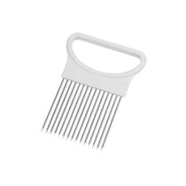 Suporte Apoiador Fatiador Garfo p/ Cortar Legumes e Cebolas - Uny Home Suporte Apoiador Fatiador Garfo p/ Cortar Legumes e Cebolas - Uny Home