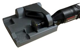 Suporte Apoio Corte Tubos Flexas Para Micro retífica Preto