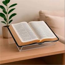 Suporte apoio de biblia porta livros estudo leitura liso