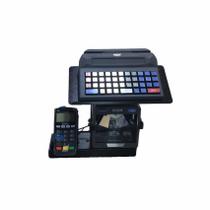 Suporte Apoio Minicheckout para Teclado, Leitor de Código de Barras Fixo e Pinpad Automação Organização PDV Comércio Mercado Padaria Açougue