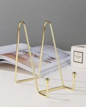 Suporte / Apoio P/ Livros Display Expositor Alto Gold 8x15cm