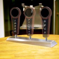 Suporte Apoio para 3 Tap Handle Chopp - Rosca 3/8 - Inox Suporte Apoio para 3 Tap Handle Chopp - Rosca 3/8 - Inox