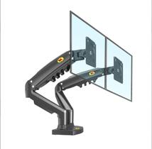 Suporte Articulado 02 Monitores de 17 à 27 Polegadas Cinza Grafite North Bayou F160 NB