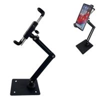 Suporte Articulado Antifurto para Tablet iPad e Samsung Fixação em Mesa, Ideal para PDV, Guichês, Academias, Escritórios e Ambientes Profissionais Suporte Articulado Antifurto para Tablet iPad e Samsung Fixação em Mesa, Ideal para PDV, Guichês, Academias, Escritórios e Ambientes Profissionais