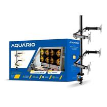 Suporte Articulado Aquário para 4 Monitores de 14 a 32 pol.