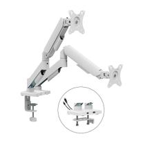 Suporte Articulado Bluecase Ergo Flexy USB para Dois Monitores Branco Suporte Articulado Bluecase Ergo Flexy USB para Dois Monitores Branco