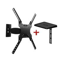 Suporte Articulado Brasforma para TV de 23 a 55 Com Suporte Para Conversor