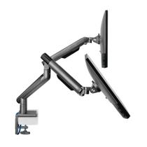 Suporte Articulado C/ Mola para 2 MONITORES- 17-32" C/ 2X USB 3.0 - Cinza - SM-015GD