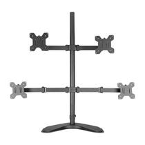 Suporte Articulado Com Base Para 4 Monitores De Mesa 10 Até 32 Polegadas Suporte Articulado Com Base Para 4 Monitores De Mesa 10 Até 32 Polegadas