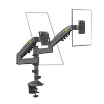 Suporte Articulado de Mesa com Pistão a Gás e Ajuste de Altura para 02 Monitores de 22 à 32 Polegadas NB H180