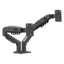 Suporte Articulado de Mesa para 2 Monitores 17 a 34 com Ajuste Altura e Pistão a Gás F160N ELG