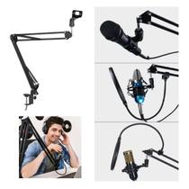 Suporte Articulado de Mesa para Microfone 70cm TudoPraFoto