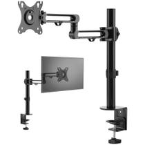 Suporte Articulado de Mesa Para Monitor de 17 Até 32 Polegadas Alumínio Padrão VESA 75X75/100X100 Suporta 8Kg Suporte Articulado de Mesa Para Monitor de 17 Até 32 Polegadas Alumínio Padrão VESA 75X75/100X100 Suporta 8Kg
