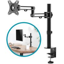Suporte Articulado de Mesa Para Monitor de 17 Até 32 Polegadas Rotação de 360 Graus Padrão VESA Alumínio Reforçãdo Suporta 8Kg Suporte Articulado de Mesa Para Monitor de 17 Até 32 Polegadas Rotação de 360 Graus Padrão VESA Alumínio Reforçãdo Suporta 8Kg