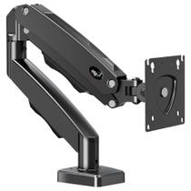 Suporte Articulado de Mesa para Monitor ELG F80N: Pistão a Gás, 17" a 35", Padrão VESA e Organizador de Cabos