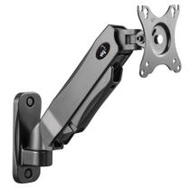 Suporte Articulado de Parede ELG, F410, p/ Monitor 17"-34", Pistão a Gás, Giro 360, Até 9kg, Preto