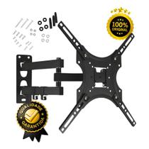 Suporte Articulado de Parede para TV, Ajuste Livre, Adequado para TVs de 14 a 55 Polegadas, Suporta um Peso Máximo de 30